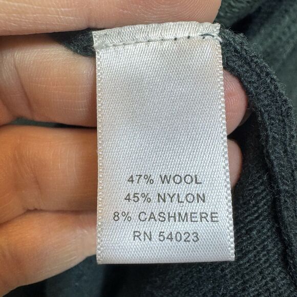 Banana Republic Womens Sweater Large Green Cashmere Wool Open Cardigan Office - Picture 6 of 7